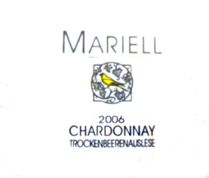 Chardonnay, Trockenbeerenauslese